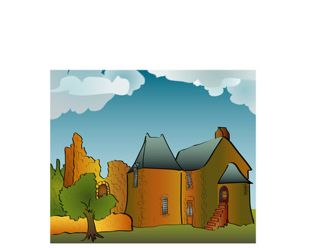 a0055 - Ch&acirc;teau m&eacute;di&eacute;val