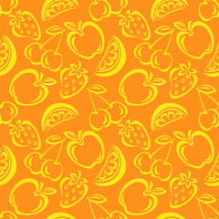 Seamless Fruit Pattern