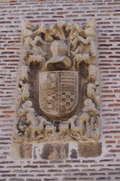 Blason sur mur d'une bâtisse de Leon (Espagne)