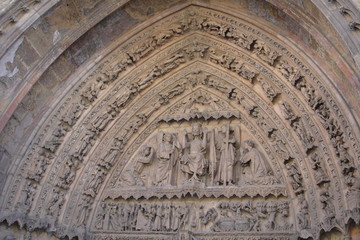 Fototapeta premium Portail de la cathédrâle de Léon (Espagne)