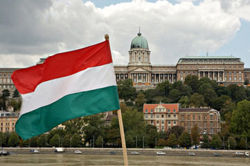 The Royal Palace in Budapest.