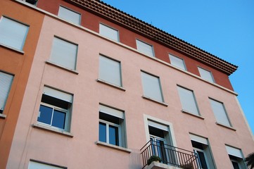 Fototapeta na wymiar façade couleur
