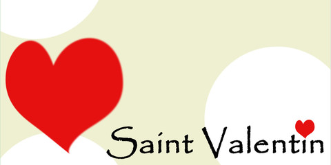 Coeur de saint valentin