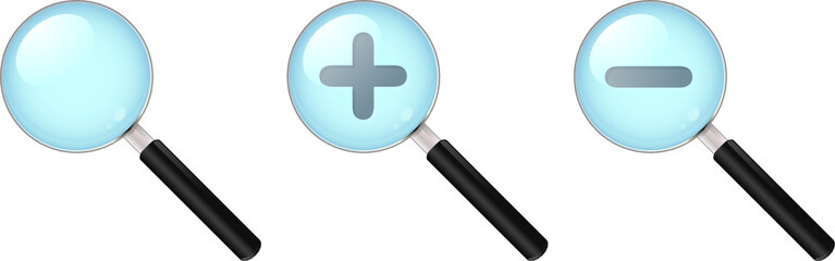 Fototapeta premium Loupes vectorielles, facilement modifiable