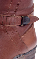 New woman winter boots detail