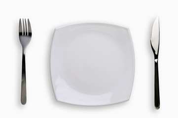 Place setting with clipping path