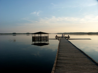 Fototapeta premium Old fishing platform