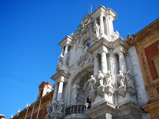 Fachada, San Telmo, Sevilla