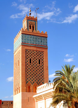 Morocco, Marrakech: The Koutoubia mosque