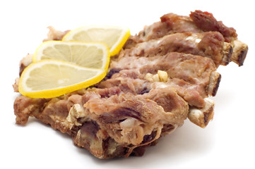 rib with lemon