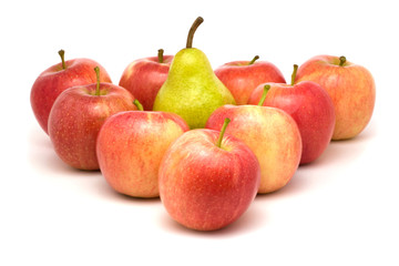 Fototapeta na wymiar Apples isolated on white