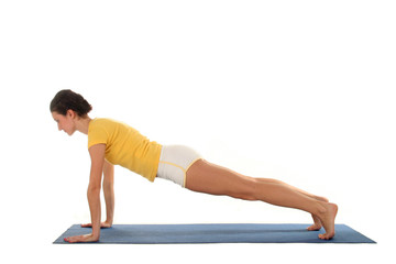 Woman doing yoga