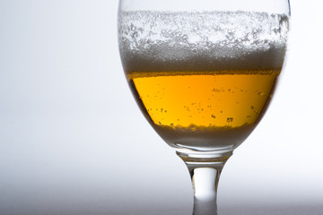 Biere et mousse