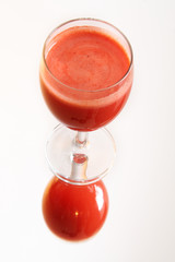 glass of tomato juice
