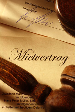 Mietvertrag
