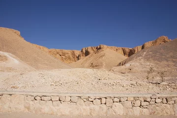 Tableaux ronds sur aluminium brossé Egypte valley 0f kings - luxor - egypt
