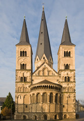Fototapeta na wymiar Bonn Minster Choir view