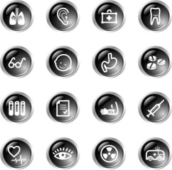 black drop medicine icons