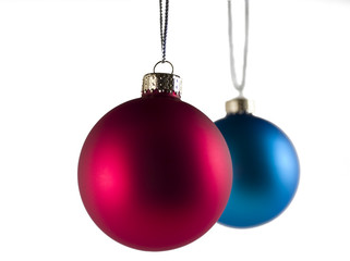 Obraz premium Red and Blue Spheres