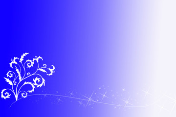 Christmas background blue