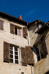 antique city building in Europe