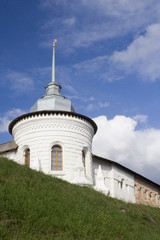 The monastery wall inYaroslavl