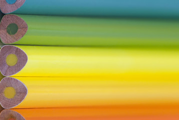 abstract coulorful blurry background made of pencils