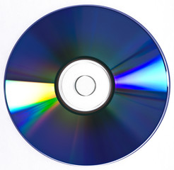  CD DVD disc isolated on white