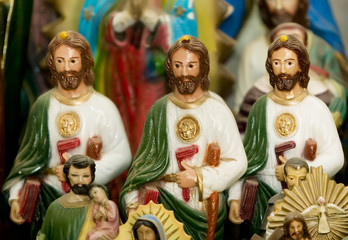Three Jesus Statues