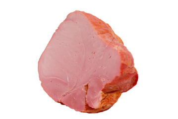 Appetizing piece of smoked meat