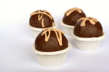 Four brandy balls