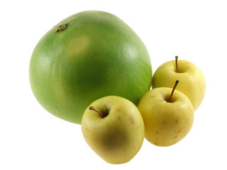 Pomelo and apples