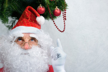 Santa's portrait