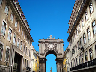 Fototapeta na wymiar Dolna Lizbona