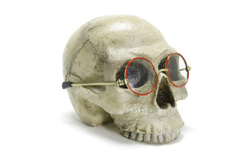 Skull with Eyeglasses