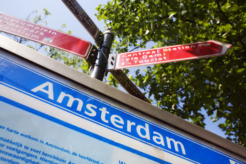 Obraz premium find your way in amsterdam
