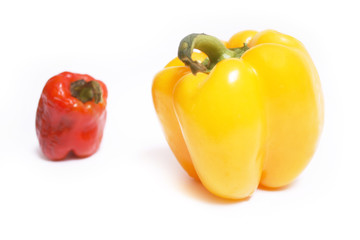 alte und junge Paprika