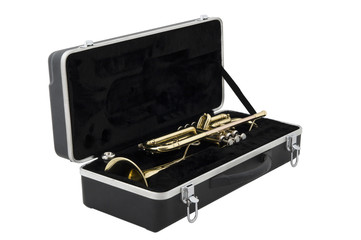 Obraz premium Trumpet and case