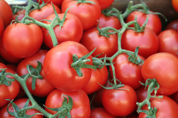 Tomatoes at Campo De'Fiori, close-up