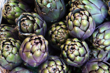 Fototapeta premium Macro, Artichokes. Rome, Italy