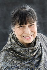 Hispanic Matriarch Smiling