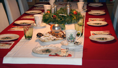 Weihnachtstafel