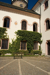 Obraz premium Palace interior in Prague. Yard.