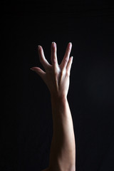 Hand reaching