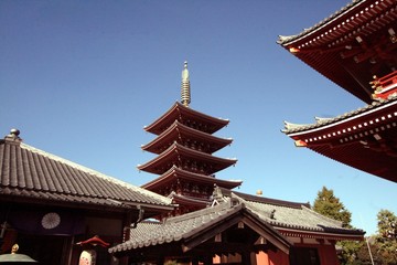 Fototapeta na wymiar Templo buddyści, Tokio - Japon
