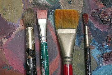pinceles de pintura