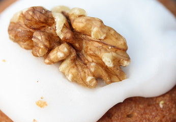 walnut in icing