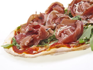 pizza mit parma schinken