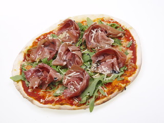 pizza mit parma schinken