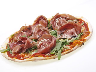 pizza mit parma schinken